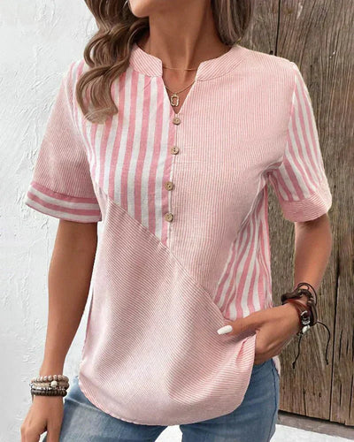 Monroe™ | Blouse Rayée Douce