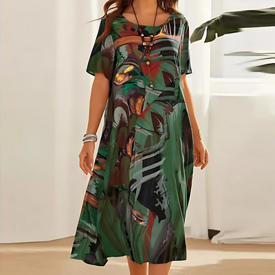 Filomena | Robe Abstraite Stylée