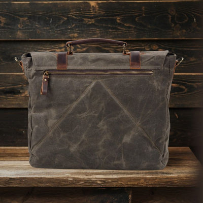 BRUGES | Sac Messager en Toile et Cuir