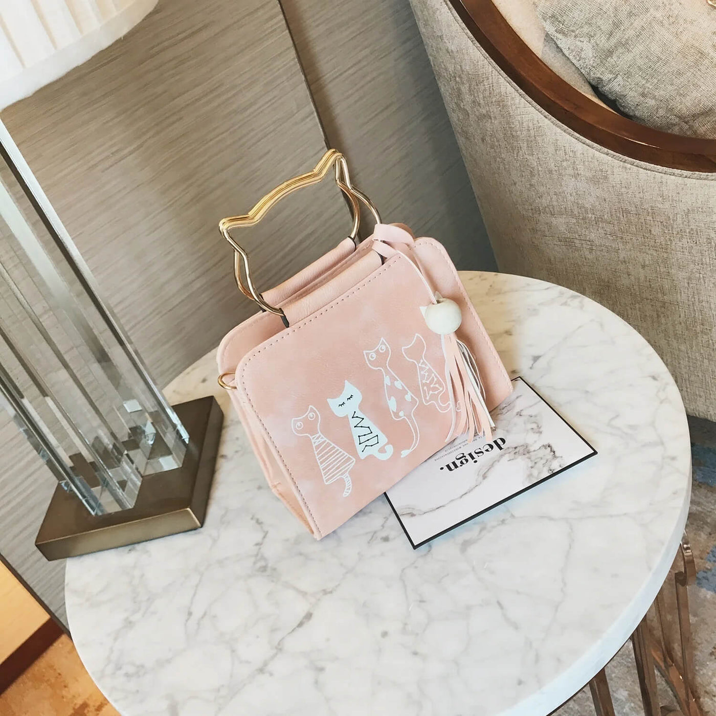 Layla™ - Sac à main mignon et élégant en forme de chat