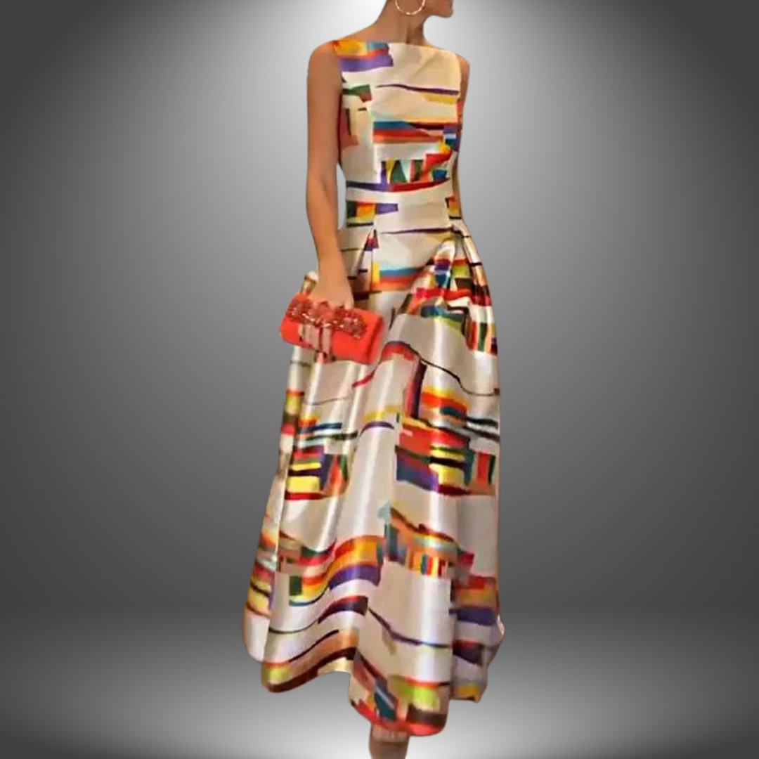 Lotte | Robe maxi à imprimé géométrique