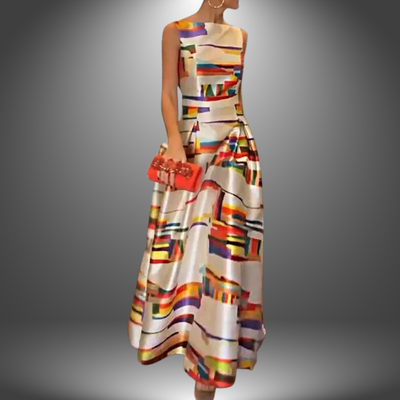 Lotte | Robe maxi à imprimé géométrique