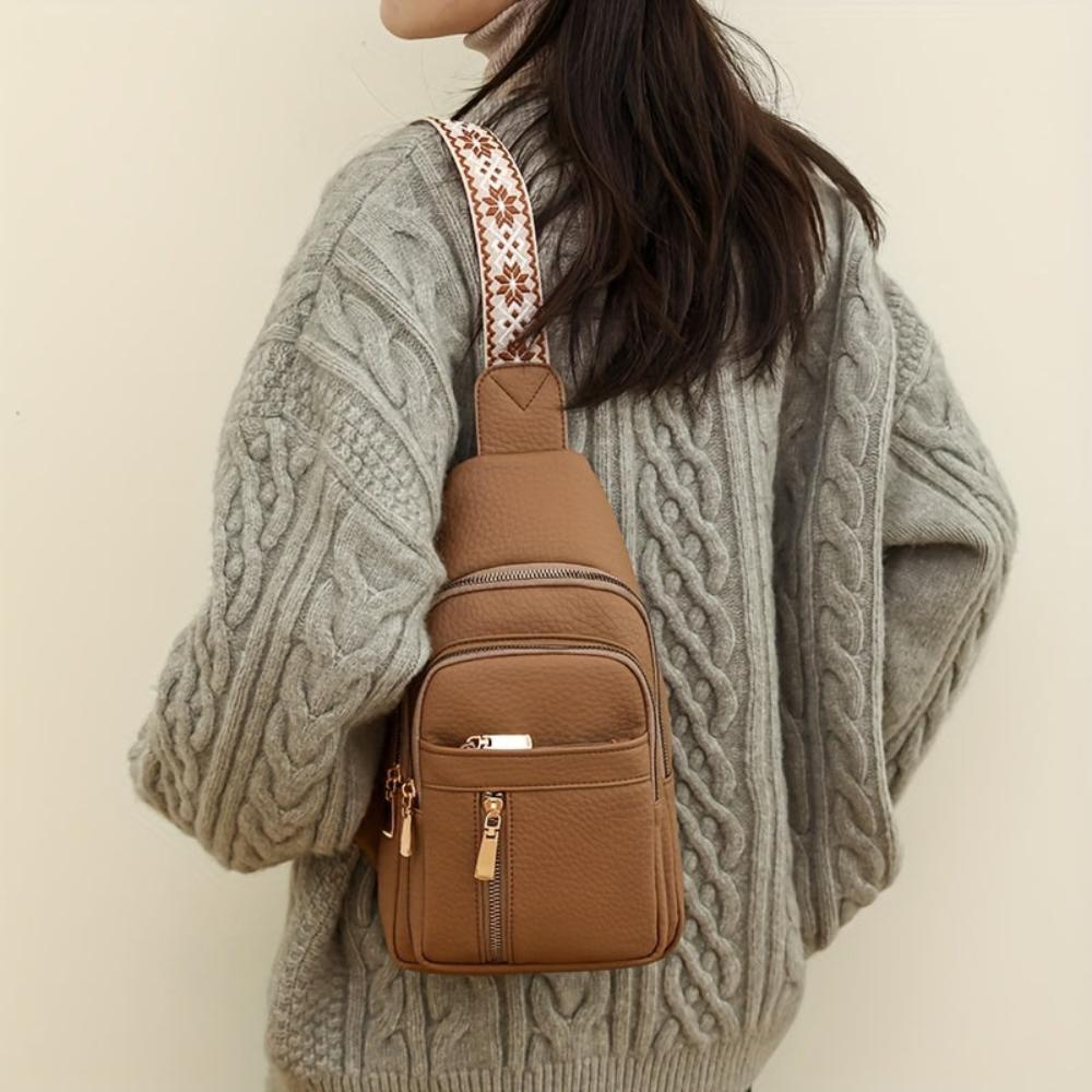 Riley™ Vintage Charm | Sac Bandoulière de Poitrine