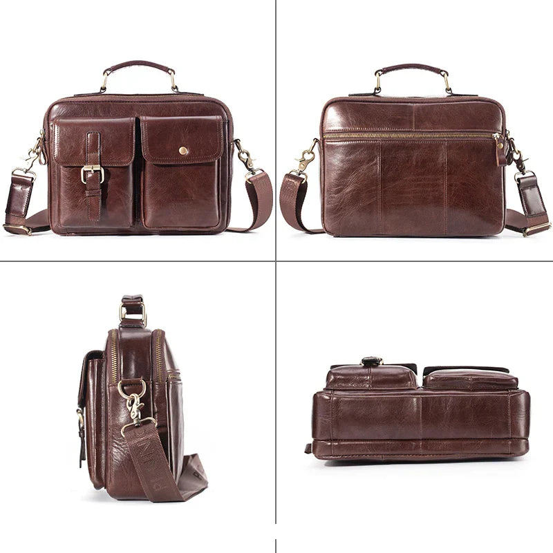 CULLEN | Sac Messager en Cuir Véritable
