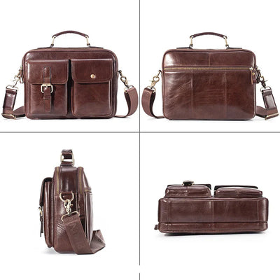 CULLEN | Sac Messager en Cuir Véritable