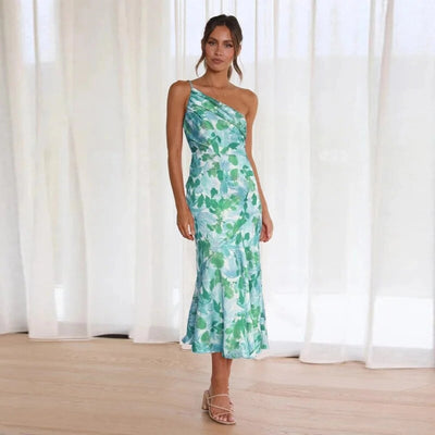 Diane | Robe en Satin Floral