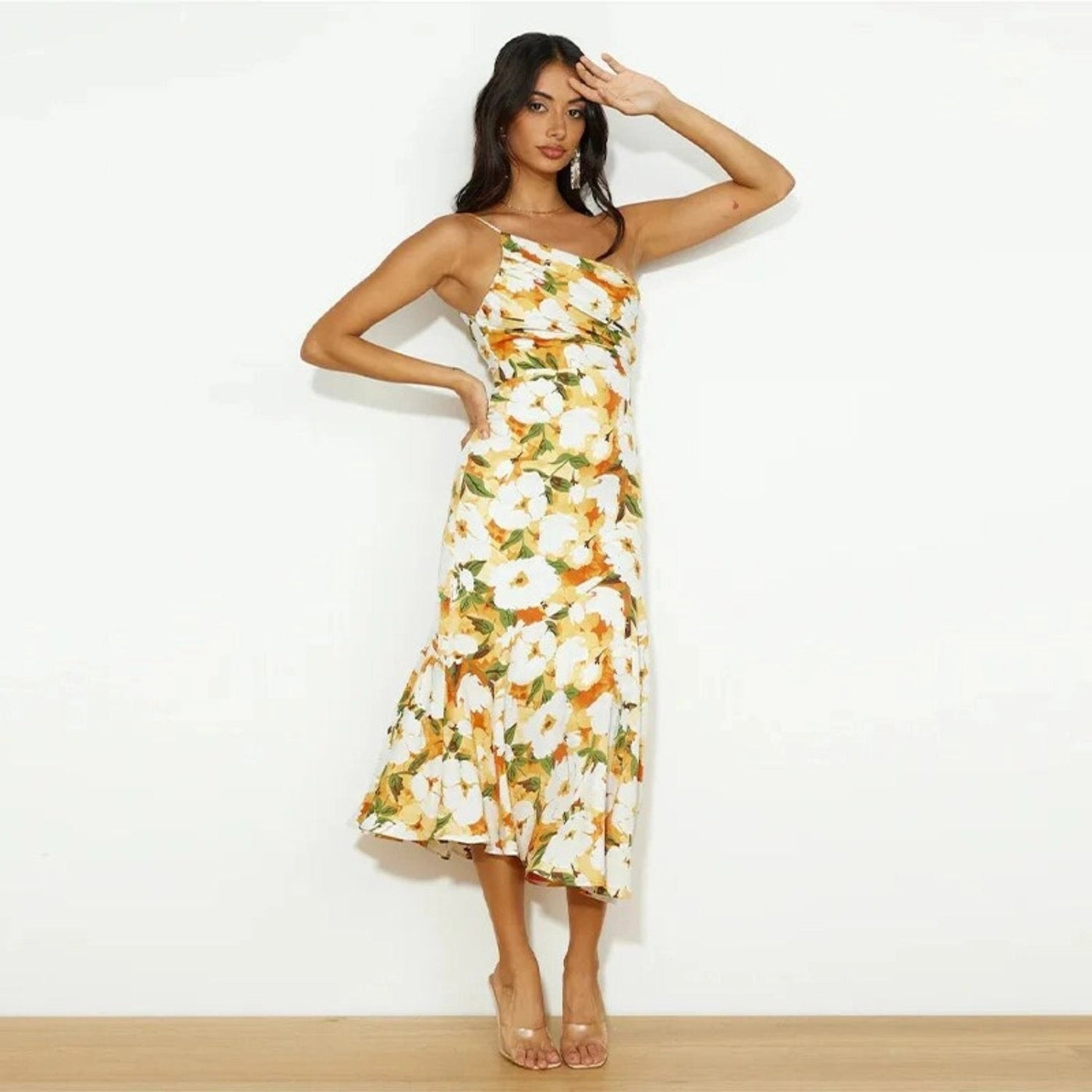 Diane | Robe en Satin Floral