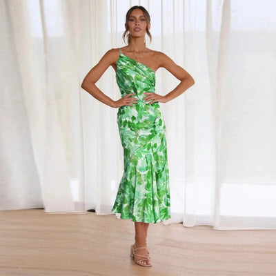Diane | Robe en Satin Floral
