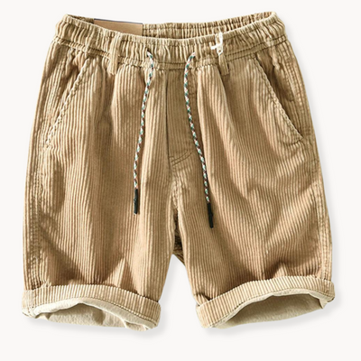 Shorts en velours côtelé