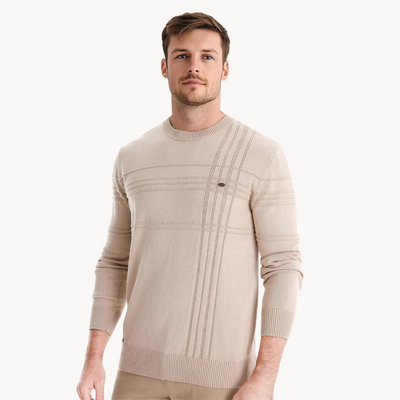Thijmen | Pull pour homme avec design à carreaux