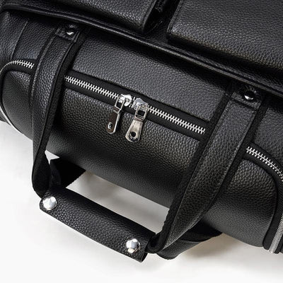CHARLEROI | Sac de Voyage en Cuir Noir