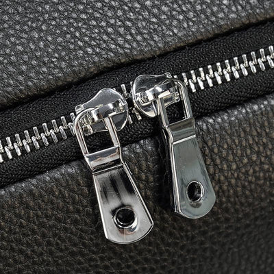 CHARLEROI | Sac de Voyage en Cuir Noir