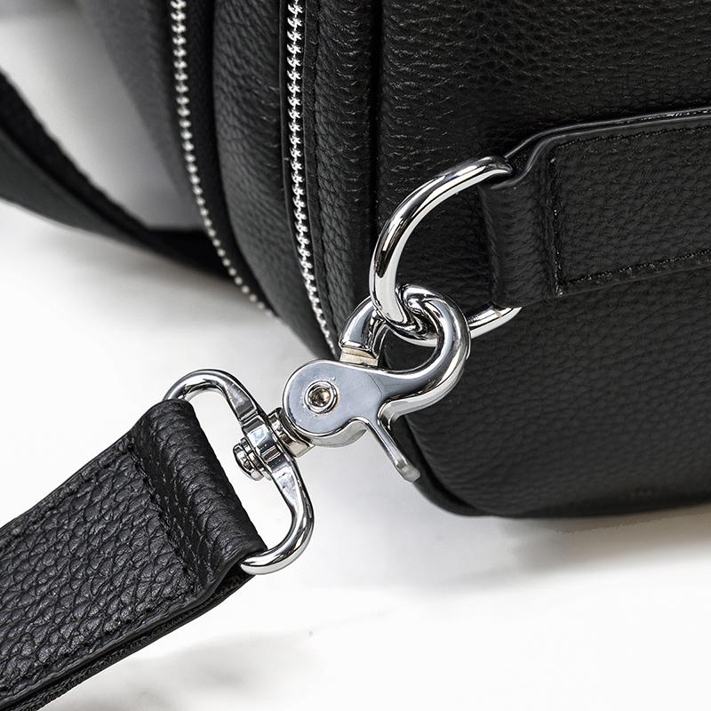 CHARLEROI | Sac de Voyage en Cuir Noir