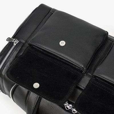 CHARLEROI | Sac de Voyage en Cuir Noir