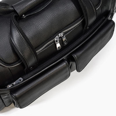 CHARLEROI | Sac de Voyage en Cuir Noir