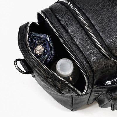 CHARLEROI | Sac de Voyage en Cuir Noir