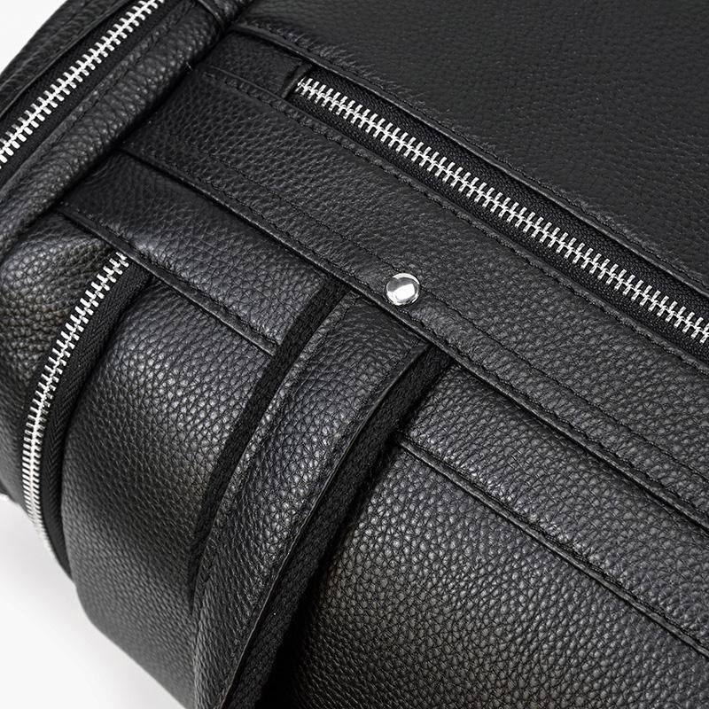 CHARLEROI | Sac de Voyage en Cuir Noir