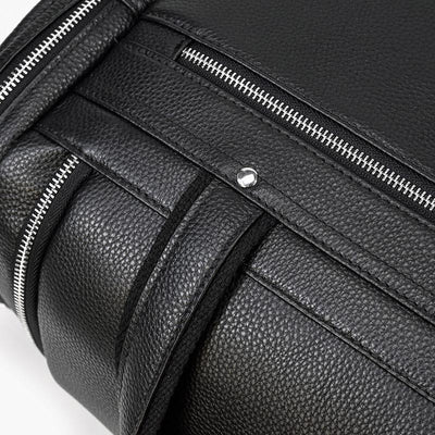 CHARLEROI | Sac de Voyage en Cuir Noir