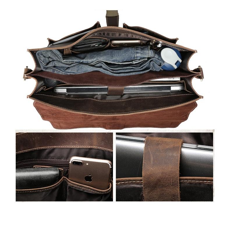 COLMAR | Sac à Bandoulière en Cuir Marron