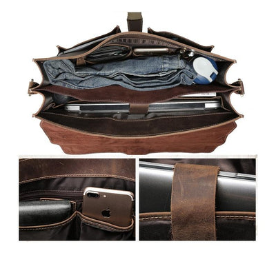 COLMAR | Sac à Bandoulière en Cuir Marron