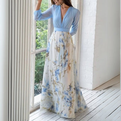 Dolores | Élégante Robe Maxi Fleurie