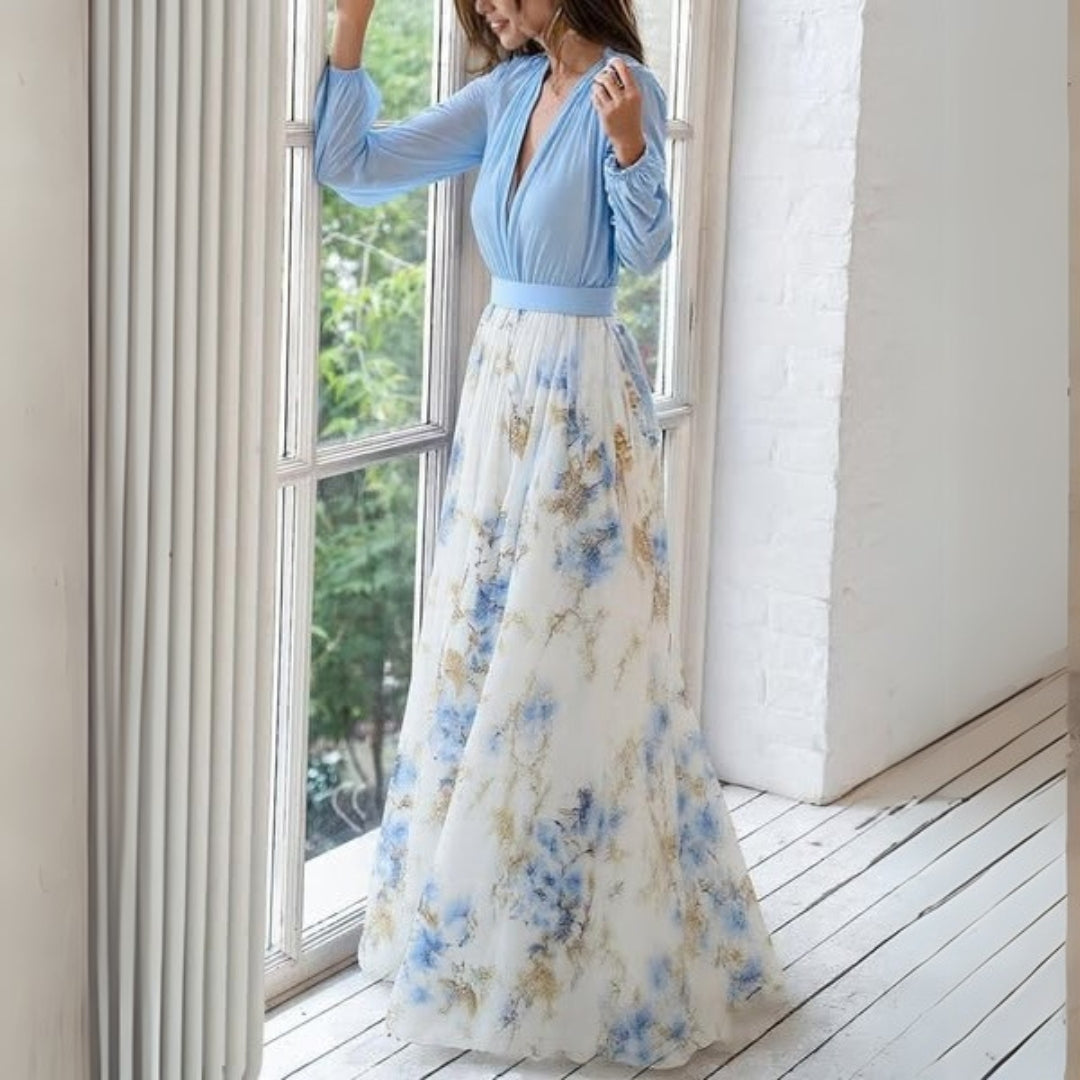 Dolores | Élégante Robe Maxi Fleurie