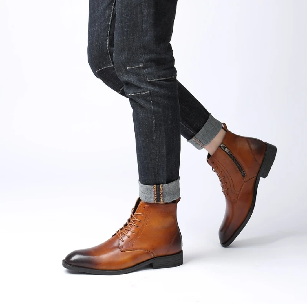 John | Bottes en cuir vintage