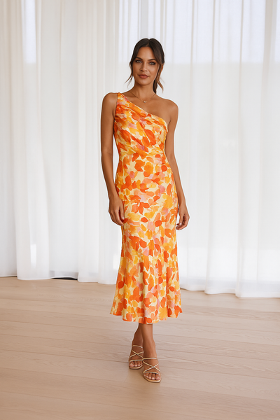 Diane | Robe en Satin Floral