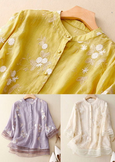 Kourtney™ | Blouse Chic avec Accents Brodés