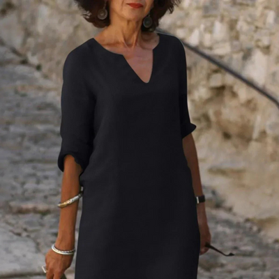 Josette | Robe élégante décolletée en V