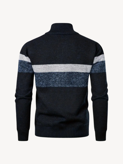 Cosimo - Pull en Maille avec Zip Quart
