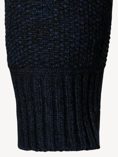COME - PULL À ZIP QUART EN MAILLE