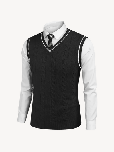 Eustachio - Gilet en Maille Tissée