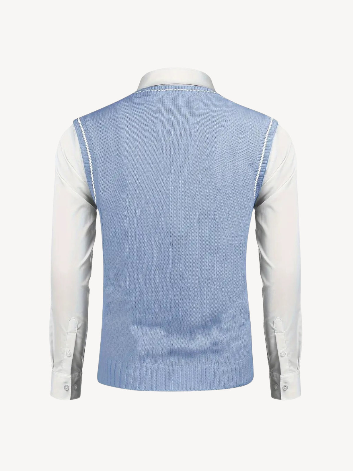 EUSTACHE - GILET EN MAILLE TORSADÉE