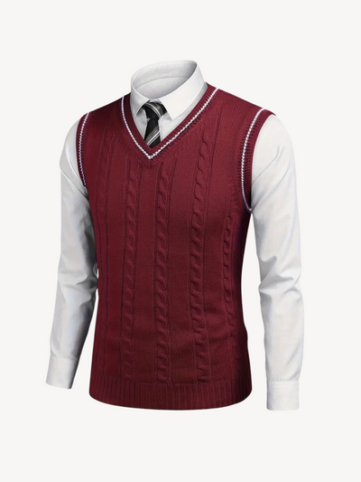 Eustachio - Gilet en Maille Tissée