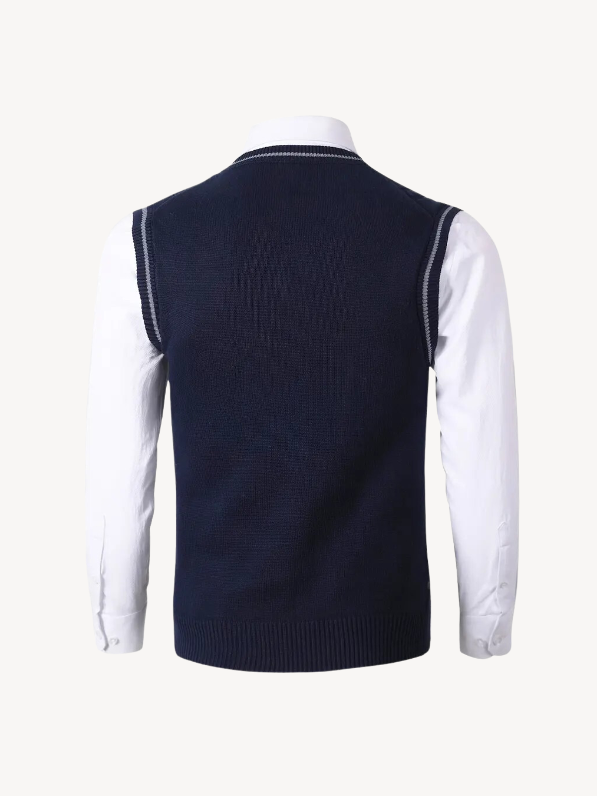 EUSTACHE - GILET EN MAILLE TORSADÉE