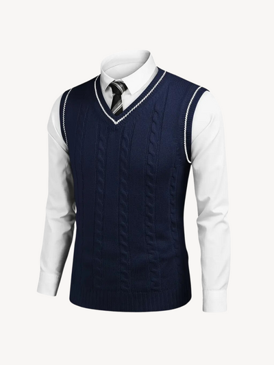 Eustachio - Gilet en Maille Tissée