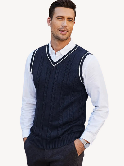 Eustachio - Gilet en Maille Tissée