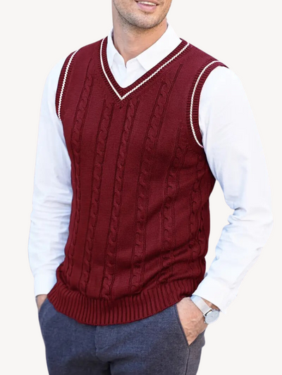 Eustachio - Gilet en Maille Tissée