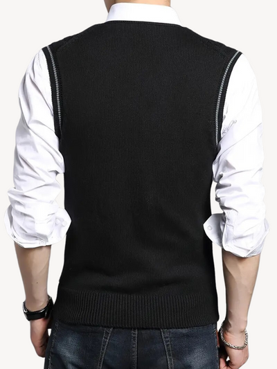 Eustachio - Gilet en Maille Tissée