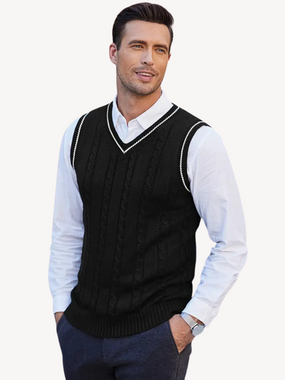 Eustachio - Gilet en Maille Tissée