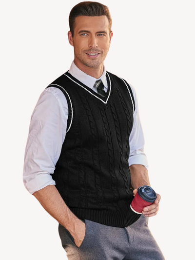 Eustachio - Gilet en Maille Tissée