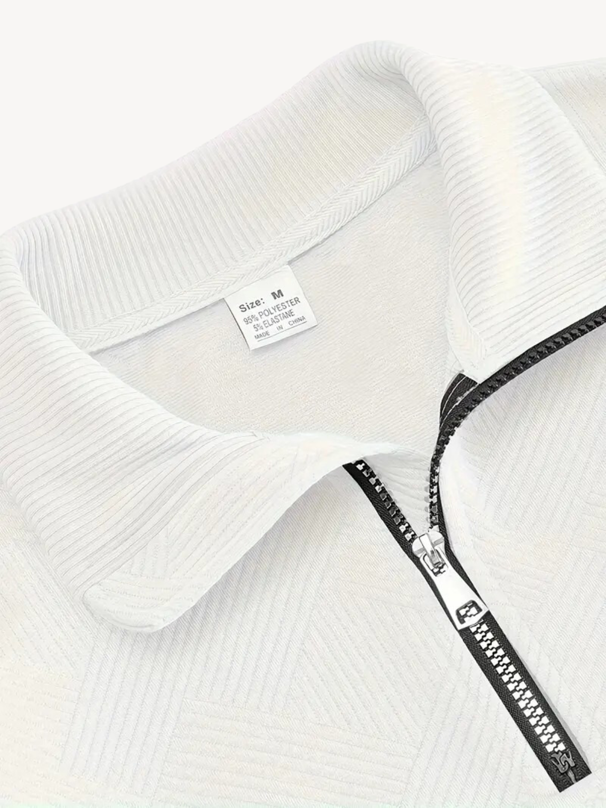 RANIER - HENLEY CASUAL À DEMI-ZIP