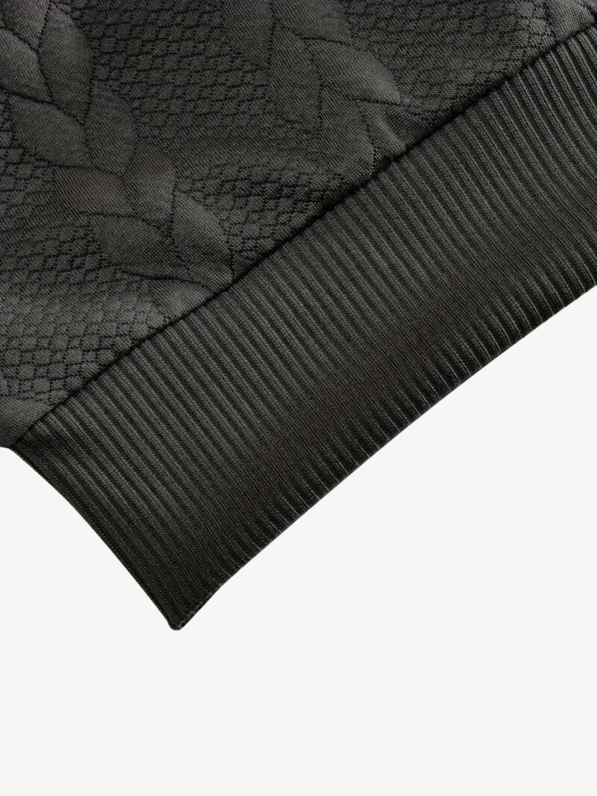 RANIER - HENLEY CASUAL À DEMI-ZIP