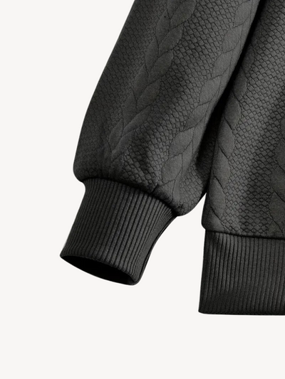 RANIER - HENLEY CASUAL À DEMI-ZIP