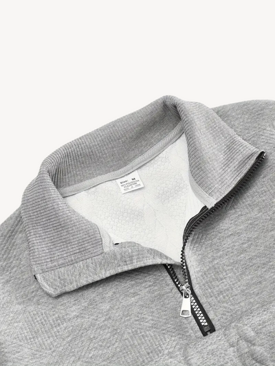 Raniero - Pull Henley Casual avec Zip
