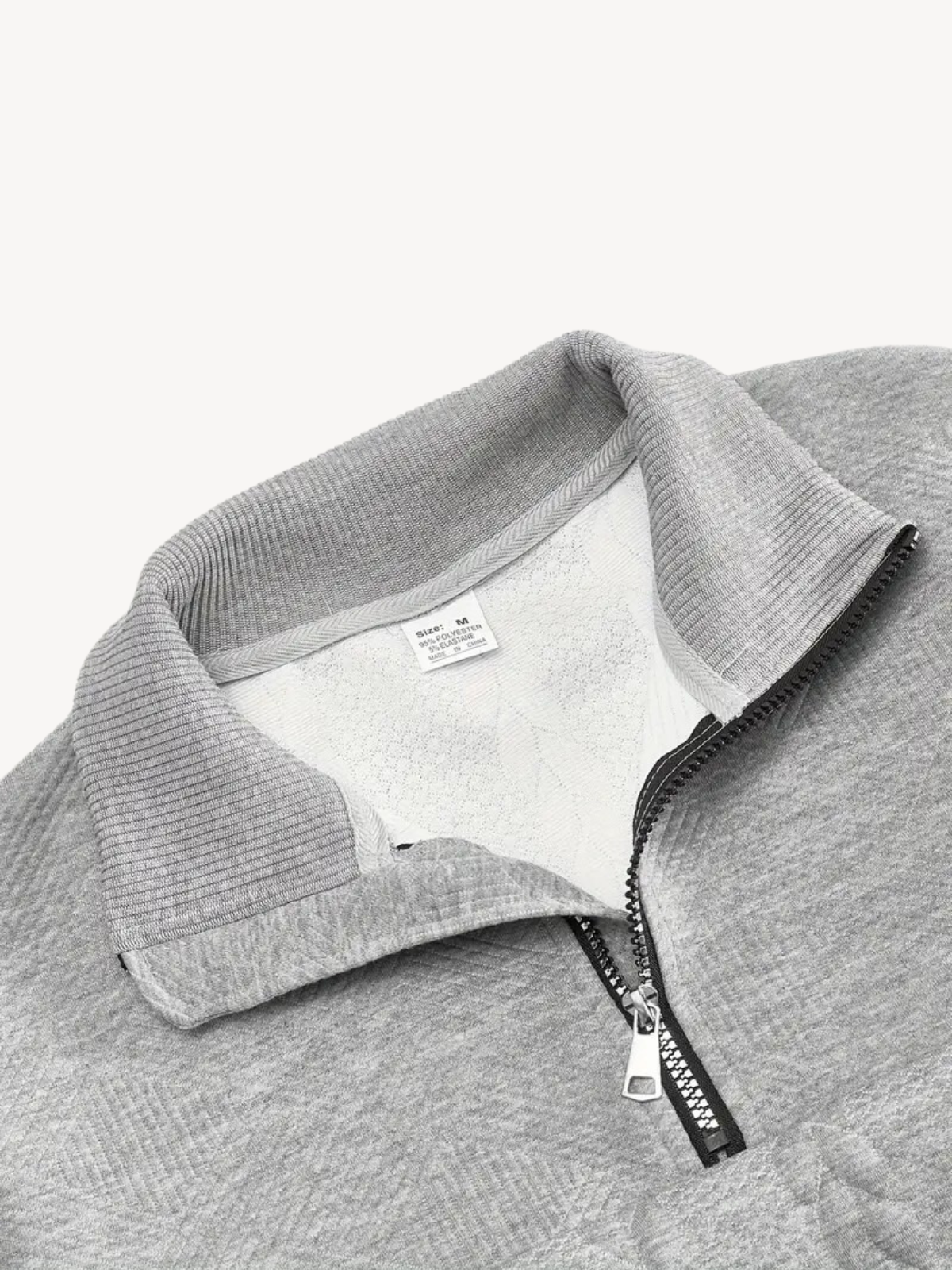 RANIER - HENLEY CASUAL À DEMI-ZIP
