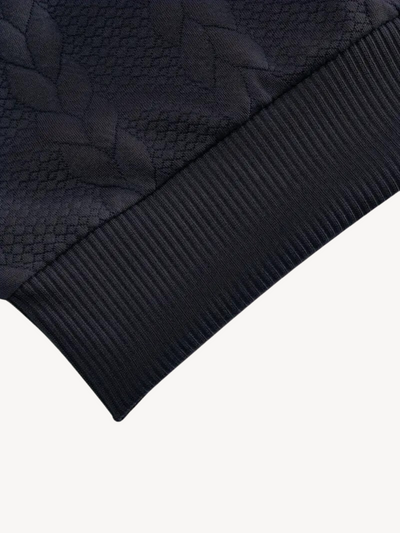 RANIER - HENLEY CASUAL À DEMI-ZIP