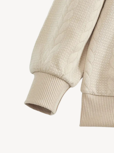 RANIER - HENLEY CASUAL À DEMI-ZIP