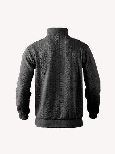 RANIER - HENLEY CASUAL À DEMI-ZIP